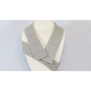 💎Ron Chereskin Mens Neck Tie Ribbed Knit All Cotton Beige